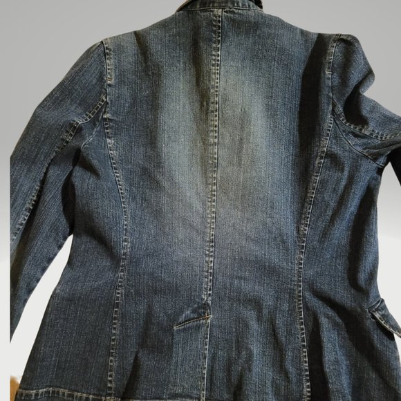 Jacob Stone Wash Denim Jacket - Picture 3 of 8